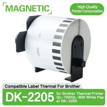 1/3/5 Role u skladu s Brother Etikete DK-22205 dužine 62 mm *30,48 metara za Термопринтера QL-700/QL-800 White Paper DK-2205