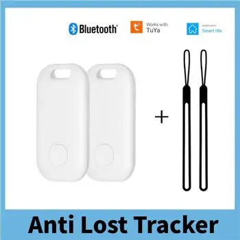 1-4 kom. Tuya Bluetooth Anti-Izgubio tracker, prijenosni pametan privjesak, mjerač, Mini-dvostrani traži, oznaku za pretraživanje za kućne ljubimce za Smart Life