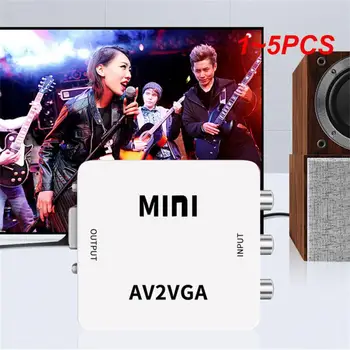 1-5 Kom. Video Konverter AV RCA CVBS u VGA monitor grafička Kartica VGA u AV RCA sa 3,5 mm audio za TV Box u HDTV Conversor
