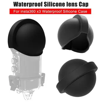 1 kom 29 g Vodootporne silikonske kapice za objektiv panoramsku kameru Insta360 X3 Vodootporne ljuska objektiva Silikonska zaštitna navlaka tela