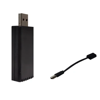 1 KOM. Bežični adapter Carplay, crna i srebrna Plastika + metal podrška 5G za vaš auto stereo sustav sa USB-priključkom Bez uklanjanja radio