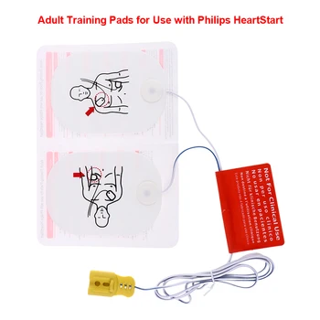 1 Par Zakrpa Za Trenera AED Za Učenje Prve Pomoći Zamjenjive Obloge Za Učenje Odraslih Svestrani Vježbač