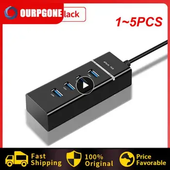1 ~ 5PCS USB HUB-Razdjelnik za dobivanje većeg Broja USB Portova 4 Port USB 2.0 Hub s Kabelom Mini-Koncentrator Priključak-Razdjelnik Kabel Adapter Za auto radio