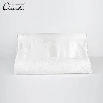 100% Svilene jastučnice od čiste svile murve 30x50x10 cm, bijela jastučnicu sa slovima za lateks jastuk
