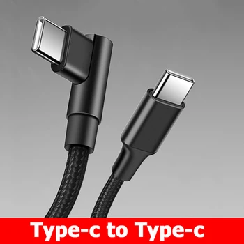 100 W L-obliku USB Kabel za C-Type C Za MacBook Pro 14 16 Air Xiaomi Pad 5 6 4 pro Apple iPad Pro 11 Air mini 10.2 PD USB-C Kabel