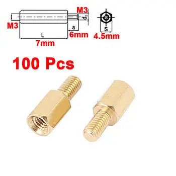 100pc M3 7 mm + 6 mm mesing stezni vijci s vijka za matične ploče PCB
