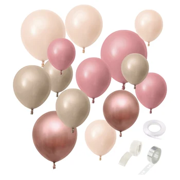 108 kom. Гирлянда od balona, baloni za rođendan, rumenilo od balona, dekoracija svadbene zurke u retro stilu, udata u boho stilu, Dječji tuš