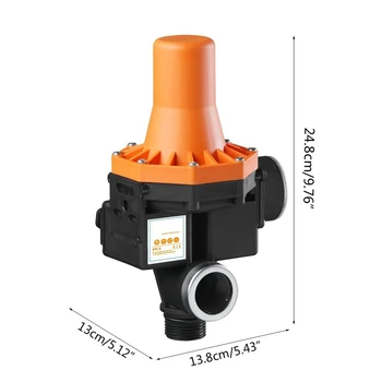 10A 220-240VAC Vodootporan IP65 Automatski elektronski relej tlaka Podesivi regulator tlaka vodene pumpe M25 21 