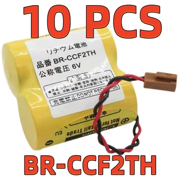 10шт Originalnih Litijeve Baterije BR-CCF2TH 6V 5000mah s Priključkom W/2P za CNC Strojeve PLC FANUC Systems