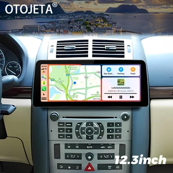12,3-inčni 1920*720 Zaslon Radio Android 13 Auto Stereo video Player Za Peugeot 407 aktivnosti iz 2004-2010 GPS Mediji Carplay Glavna Jedinica