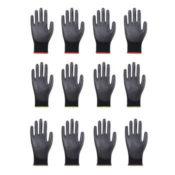 12 Parova Respiring пыленепроницаемых rukavice za ковыряния rukavice od umjetne kože, s premazom za mehanički rad s dlanovima