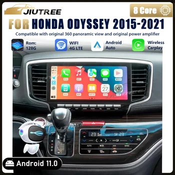 128 G Android 11 Za Honda Odyssey 2015-2021 Auto Radio CarPlay Auto Media Player Multimedijski Uređaj GPS Navigacija Stereo