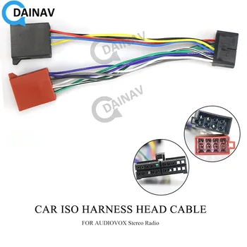 15-108 Auto ISO Ožičenje za audiovizualnu radio AUDIOVOX Strujni utikač adapter kabel za ožičenje