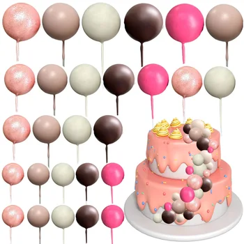 15шт lopti, topper za torte, mini-baloni, umeci za cupcakes, Tematski lopta za stiropor, proslava rođendana, Dječji tuš, Svadbeni nakit