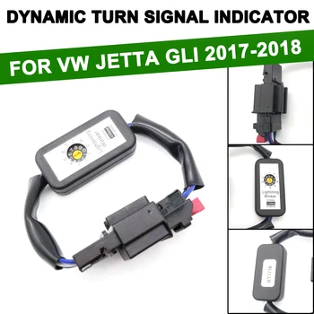 2 komada Dinamičan lampica signala skretanja, Crni led dodatni modul stražnjeg svjetla, Kabelski ožičenje za VW JETTA GLI 2017-2018