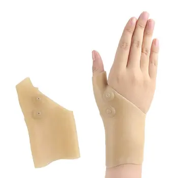2021 1pc Praktične Magnetska Rukavice Matična Ruku Tipkovnica Rukavice za njegu ruku Silikon Наручи Masaža prstiju i ručnog Zgloba Zaštitna Oprema