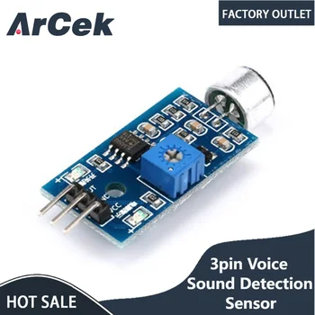 3-pin modul senzora za otkrivanje glasa i zvuka Intelektualni pametan robot Helikopter, Zrakoplov Boart Car za Arduino Diy Kit
