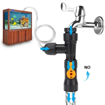 3-Trčanje slavina za čišćenje akvarija s ribama, Razdjelnik za zalijevanje, Priključni ventil za prebacivanje vode, pumpa za promjene vode, Plastični alat za čišćenje