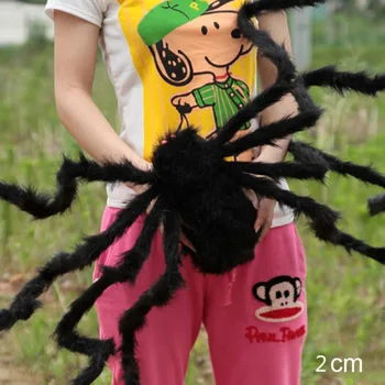 30 cm-200 cm Super igračka-pauk, crnci šarene igračke, pogodan za bar, kuće, KTV, dobavljač ukrasa za zurke u čast noći vještica, izrađene od žice i pliš