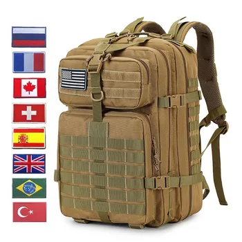 30Л/50Л Vanjski Vojni Taktički ruksak, Vojska torba, Ruksak za penjanje, Novi Prijenosni Putnu torbu MOLLE 3P Taktički Pack