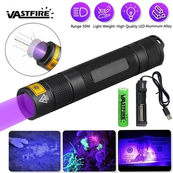 365nm LED UV Pen Light Purple Svjetiljku Blacklight Ultraljubičasto Nevidljivi Baklja Detektor Za Kućne Životinje Pas Mačka Mrlje od Urina Škorpija