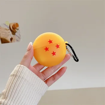 3D Japan Yellow Ball Dream Slatka Silikonske Navlake Za Apple Airpods 1 2 3 Pro Za Bežične Slušalice Airpods, Torbica Za Punjenje, Kutija