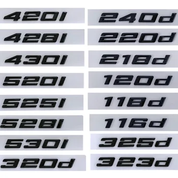 3D Slova ABS Za Logo BMW 118d 220d 316d su 318d 320d 330d 340d 420d a 530d Logo E90 E92 F30 G20 Naljepnice Pribor Za Prtljažnika