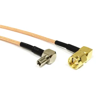 3G antenski kabel SMA priključak pod pravim kutom u odnosu na TS9 pod pravim kutom RG316 trgovina na Veliko prodaja, brza dostava 15 cm (6 inča