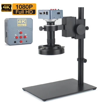 48MP 4K HDMI USB Industrijski Digitalni Видеомикроскоп Skladište + Zoom 130X C-Mount Objektiv 1/2 