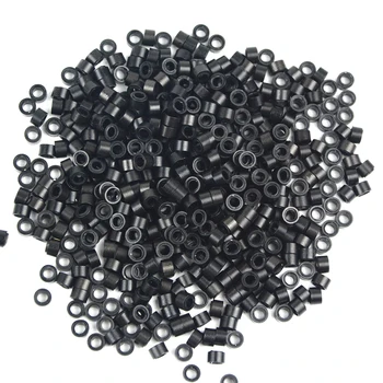 500 komada prstena za izgradnju kose s микросиликоновой postavom 5,0 mm Perle za izgradnju kose