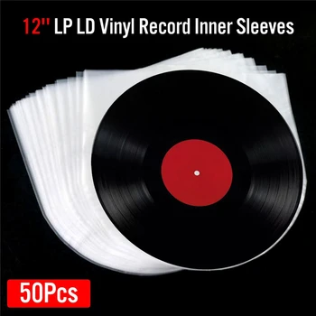 50шт 12-Inčni PE Vinil Ploča LP LD Record 7.5 