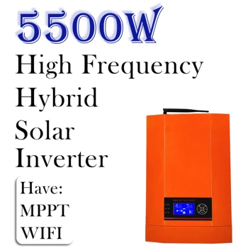 5500 W Topla rasprodaja, novi solarni инверторный napajanje narančaste boje istosmjerne struje u izmjeničnu.