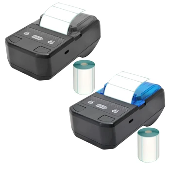 58 mm termalni pisač za naljepnice, bežični mini pisač naljepnica BT, barkod printer s punjiva baterija