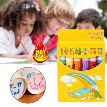6 kom. Magičnih пухлых olovke za kokice, 3D olovke za kreativnost, Dječje igračke, pokloni za djecu, Školski uredski pribor