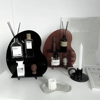 akrilna tablica polica za skladištenje parfema, aromaterapije, stola za šminku, dual završiti.