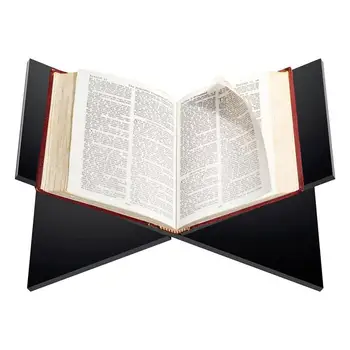 Akrilne podloge za knjige X-type, Stalak za čitanje Otvorenih zatvorena knjiga, Crni stalak za čitanje, Vanjski držač za Bibliji