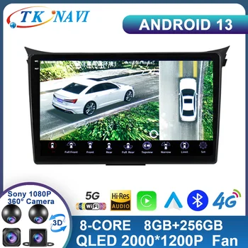 Android 13 Za Hyundai i30 II 2 GD 2011-2017 GPS Navigacija Glavna Jedinica Carplay Auto Radio Video Media Player Monitor