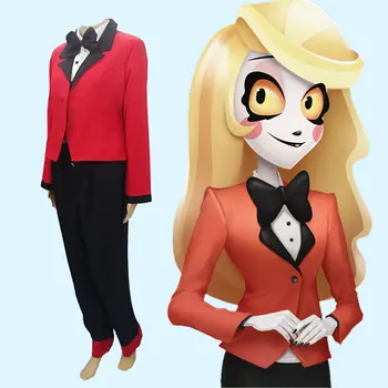 Anime Hotel Хазбин Cosplay Odijelo CHARLIE Crveni kostim Uniforma na Halloween Karnevalske kostime za žene