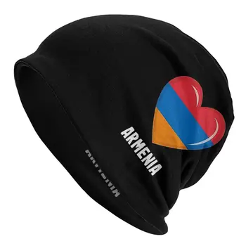Armenija Armenski zastava, lubanje, kape, Ulične kape Unisex, jesen-zima, toplo Термоэластичные pletene kape-haubi