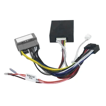 Auto-Audio 16-pinski kabel za napajanje adapter audio ožičenje Canbus Box za Jeep Compass 2007-2009