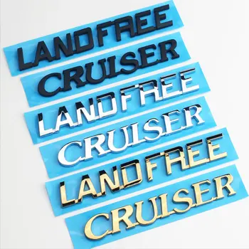 Auto naljepnice s logotipom FREE LAND CRUISER za Toyota TX LAND CRUISER Prado VXS ремонтируемая naljepnica s natpisom, ukras ikone, pribor za naljepnice