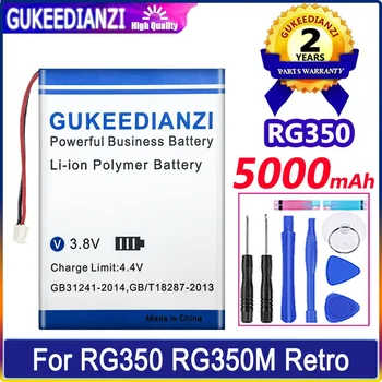 Baterija GUKEEDIANZI RG350 (525075) 5000 mah Za Prijenosne Igraće Konzole na Retro RG350M RG350 Bateria