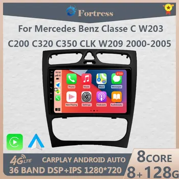 bežični CarPlay Android Авторадио Za Mercedes Benz C Class CLK W203 W209 2000-2005 Auto Media Player GPS 2 din авторадио
