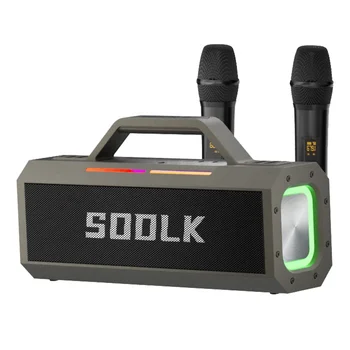 Bežični prijenosni stupac SODLK snage 150 W, punjiva zvučna kutija, stereo zvučnik sa dva mikrofonom i daljinskim upravljačem