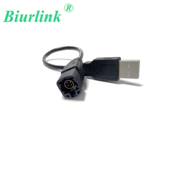 Biurlink Auto Cijele 4Pin, USB Kabel-ac Prilagodnik izmjeničnog napona Za Prijenos audio priključak Volkswagen BORA Sagitar Magotan Touran Fabia Octavia lavida