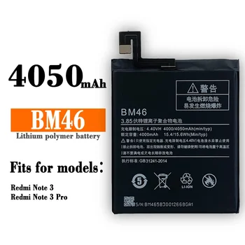 BM46 Baterija Puni 4050 mah Za Xiaomi Redmi Napomena 3 Note3 Pro Batteria Zamjena Baterija Telefona Kvalitetna Baterija