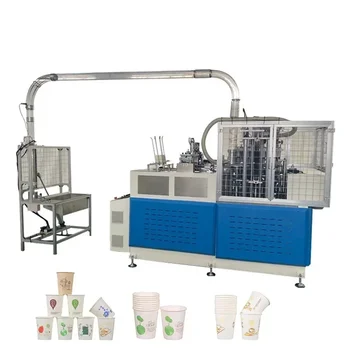 Brzi Potpuno Automatski stroj za izradu papirnatih čaša za tople i hladne napitke, stroj za oblikovanje jednokratnu zrna papirnatih čaša