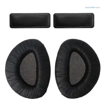 C5AB Crnci jastučići za uši za Slušalice RS160 RS170 RS180 Earpad Jastuci za Sjedalo Pjena jastučići za uši Zamjena Оголовья