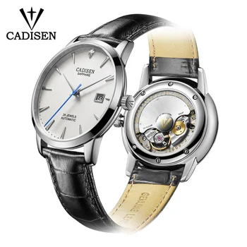 CADISEN 2023 Novi muški sat sa dijamantima, najbolji brand luksuznih automatski mehanički sat, gospodo poslovne ručni sat MIYOTA 9015 Movt, gospodo sat