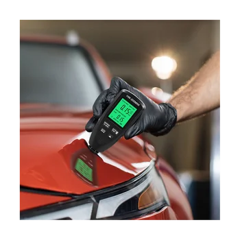 Digitalni толщиномер HW300MINI, automatski uređaj za mjerenje boje vozila, uređaj za mjerenje sloja boje, alat Crna